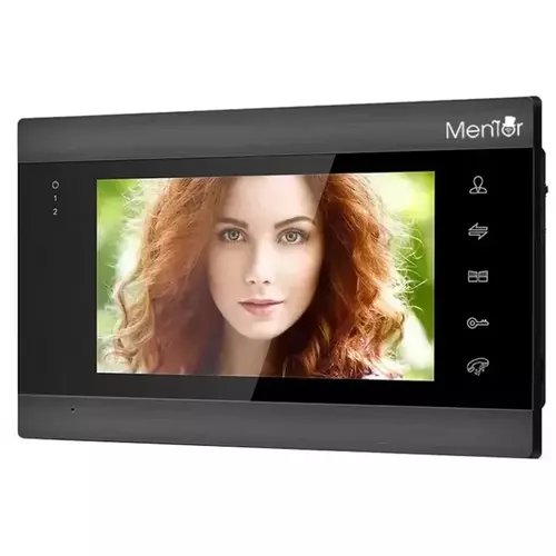 Monitor videointerfon smart wireless wifi mentor sy025 7 inch full-hd 128g 4 fire (negru)