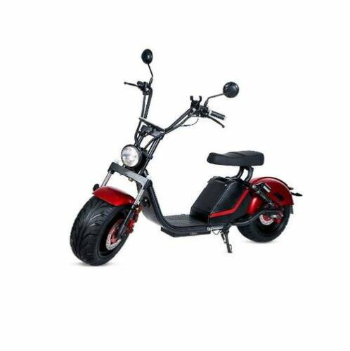Moped electric ryde 3.0 , viteza maxima 45km/h, autonomie 60 km, putere motor 1500w (rosu)