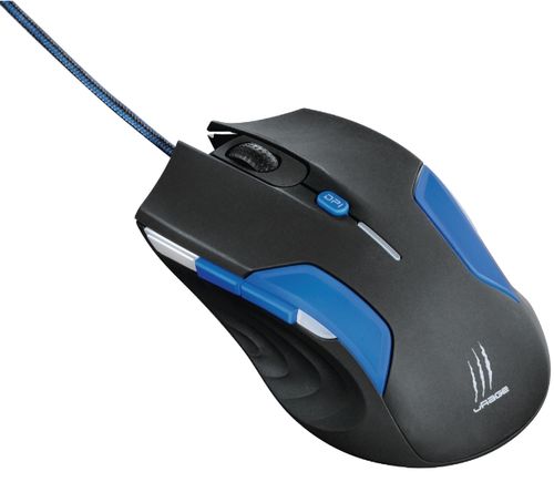 Mouse gaming hama urage reaper 3090 gm (negru/albastru)