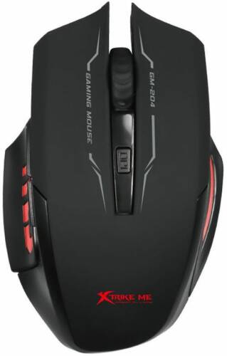 Mouse gaming xtrike me gm-204, optic, usb, 3200 dpi (negru)