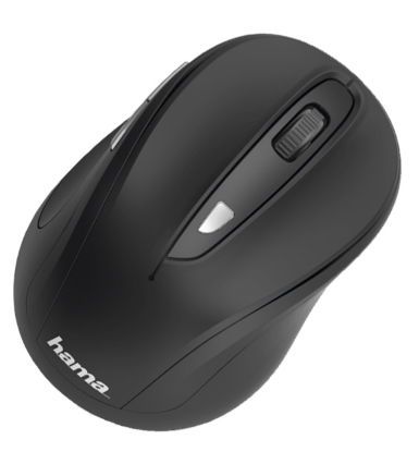 Mouse wireless hama mw-400, 1600 dpi (negru)