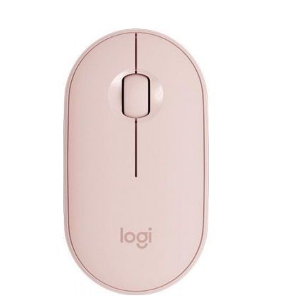 Mouse wireless logitech pebble m350, 1000 dpi (roz)