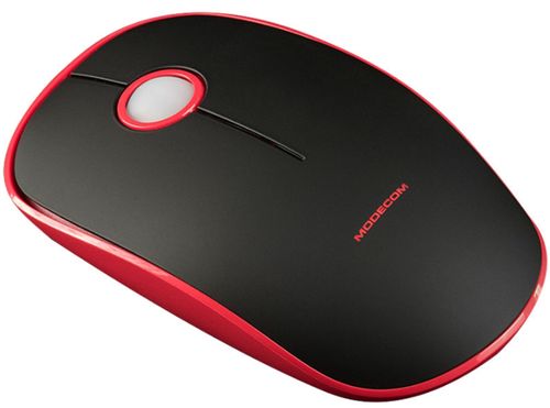 Mouse wireless modecom mc-wrm113, 1600 dpi (negru/rosu)