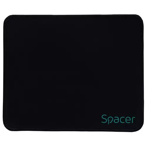 Mousepad spacer, cauciuc si material textil, 220 x 180 x 2 mm, negru, sp-pad-s