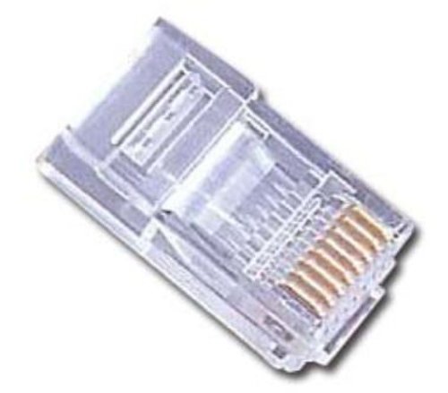 Mufe rj-45 gembird plug3up6/100, pentru cablu utp, cat5e, conector rj-45 (t), plastic, 100 buc.