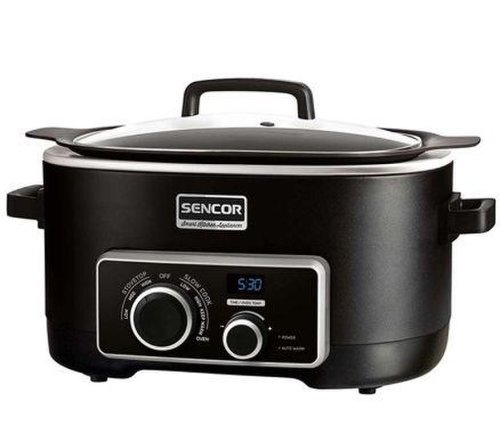 Multi slow cooker sencor s-spr6100bk, 5.5 l (negru)