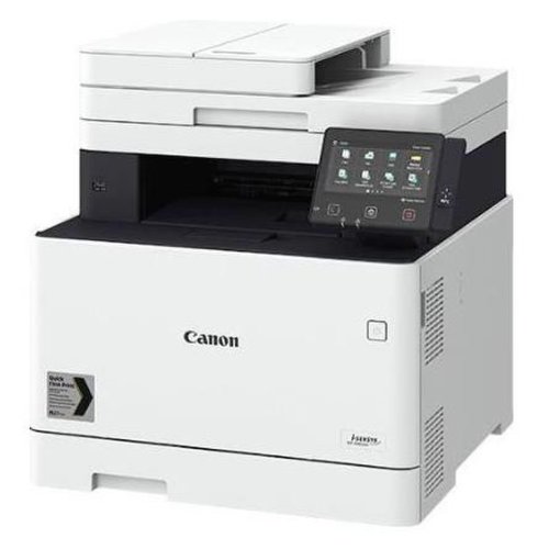 Multifunctional canon i-sensys mf744cdw, laser color, a4, 27 ppm, 600 dpi, duplex, adf, retea, wi-fi, fax (alb/negru)