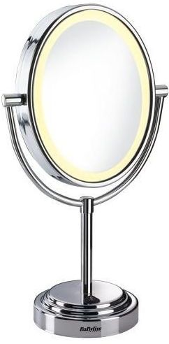 Oglinda cosmetica iluminata babyliss 8437e, 18 cm (alb)