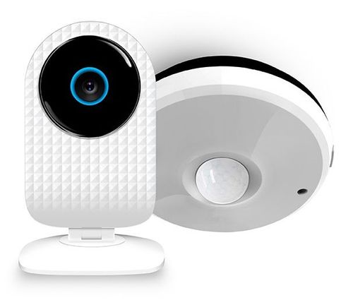 Pachet security start allview scamsecurity, smartcam + senzor multifunctional (alb)