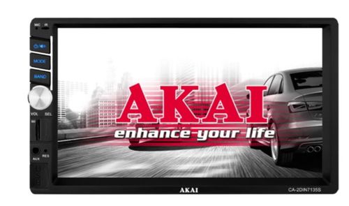 Player auto akai ca-2din7135s, touchscreen 7inch, bluetooth, usb, 4 x 50w