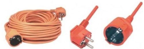 Prelungitor cablu home nv2-5/o, h05vv-f 3g1,0 mmp, 2300w, ip20, lungime 5 m (portocaliu)