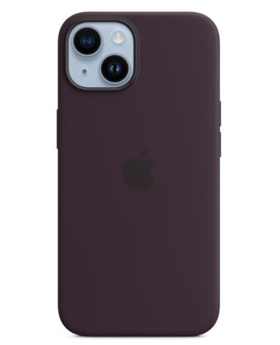 Protectie spate Apple silicone pentru Apple iphone 14 , magsafe (violet)