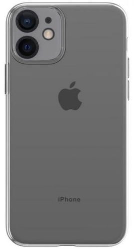 Protectie spate devia silicon naked dvhsnixiimc pentru iphone 12 mini (transparent)