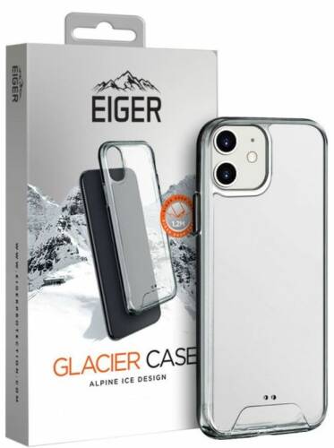 Protectie spate eiger glacier case egca00230 pentru apple iphone 12, iphone 12 pro (transparent)