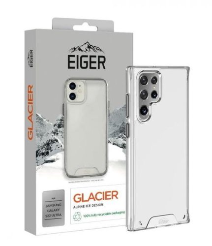 Protectie spate eiger glacier pentru samsung galaxy s22 ultra (transparent)