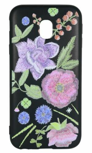Protectie spate just must printed embroidery flowers jmpej517fl pentru samsung galaxy j5 2017 (multicolor)
