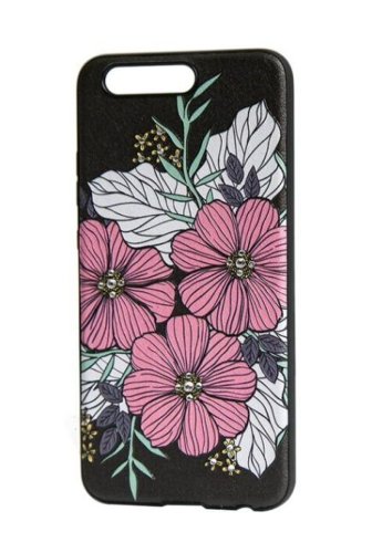 Protectie spate occa artist 3d print flower bloom ocaartp10flb, pentru huawei p10 (multicolor)