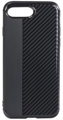 Protectie spate star carbon pentru apple iphone 7 plus / 8 plus (negru)