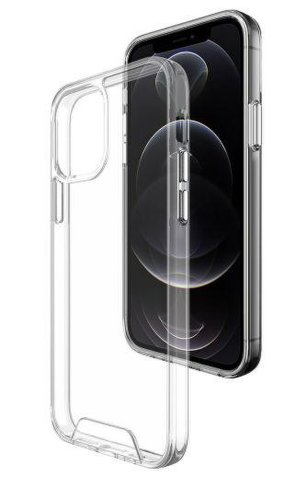Protectie spate zmeurino space pentru apple iphone 13 pro max (transparent)