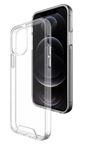 Protectie spate zmeurino space pentru apple iphone 14 plus (transparent)