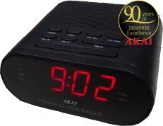 Radio cu ceas akai cr002a-219 (negru)