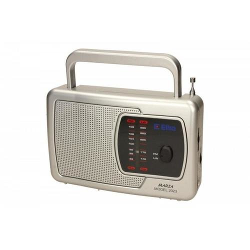 Radio eltra maria, 500 mw, fm, lw (argintiu/negru)