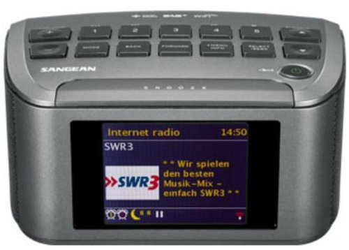 Radio internet sangean rcr-11wf, wifi (gri)