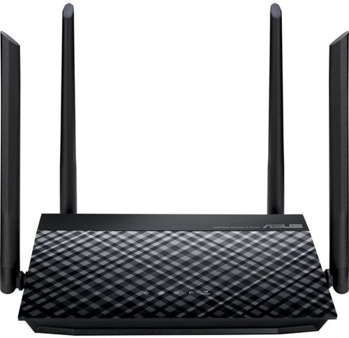 Router wireless asus rt-n19, 600 mbps, 4 x antene extrene (negru)