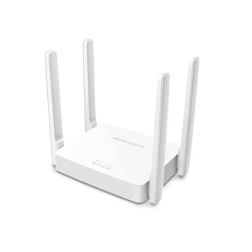 Router wireless mercusys ac10, dual band, 1200 mbps, 4 antene externe (alb)