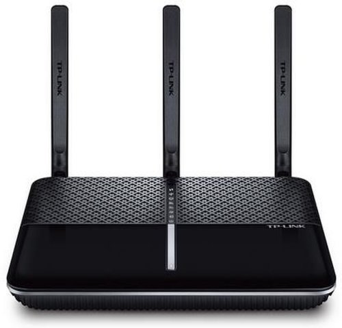 Router wireless tp-link archer vr600, gigabit, dual band, vdsl/adsl modem, 1600 mbps, 3 antene externe (negru)
