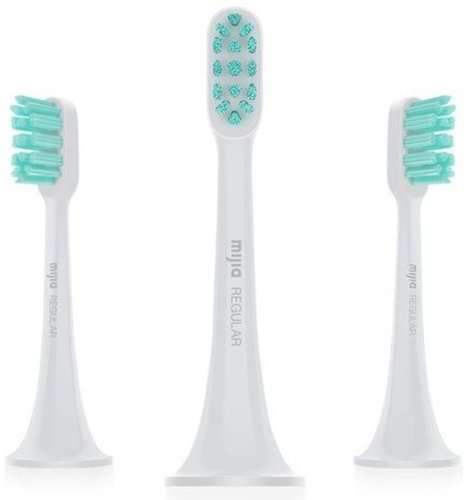 Set 3 capete rezerva periuta de dinti xiaomi nun4010gl, compatibila cu xiaomi toothbrush nun4008gl (alb)