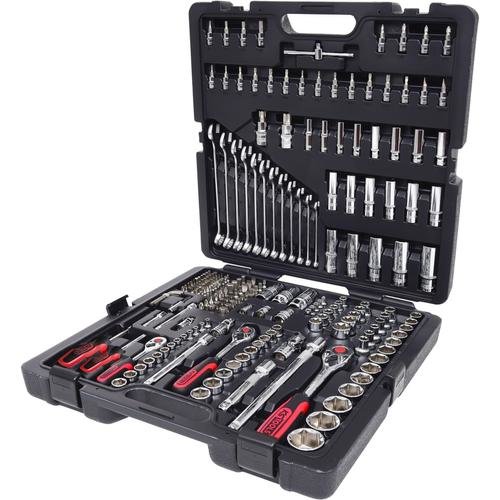 Set chei tubulare ks tools chrome plus, 1/4inch+3/8inch+1/2inch , 216 piese
