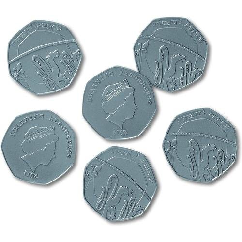 Set de monede de jucarie 50 penny, learning resources