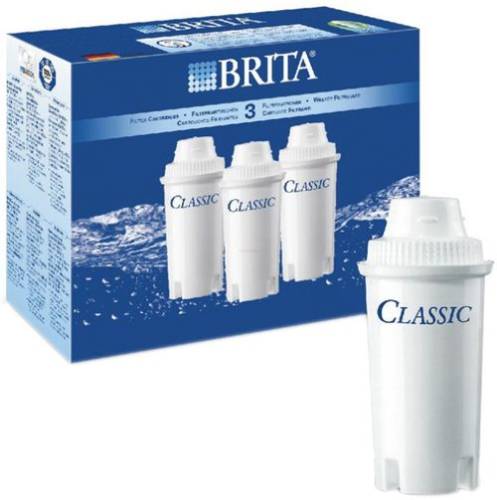 Set filtre brita classic pentru dispozitivele de filtrare a apei, 3 bucati