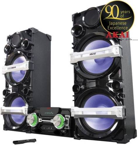 Sistem audio akai aht-38a5, cd/mp3 player, radio fm, bluetooth (negru) 