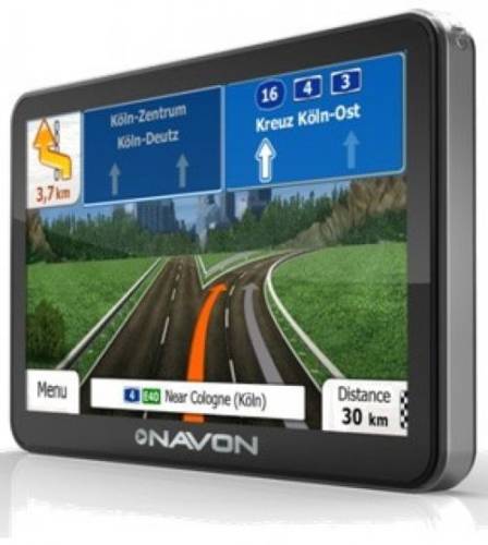 Sistem de navigatie navon n675 plus, tft lcd capacitive touchscreen 5inch, procesor 800mhz, 128mb ram, 4gb flash, bluetooth, full europa