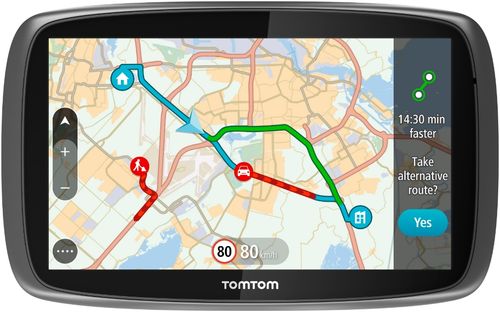 Sistem de navigatie tomtom go 6100 world, ecran tactil 6inch, 8gb flash, actualizari pe viata a hartilor, sim&data, harta full europa