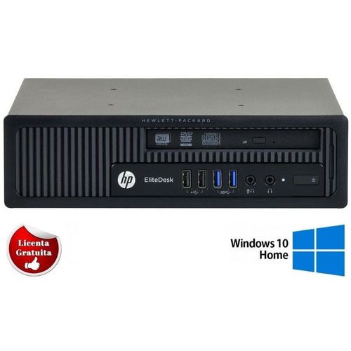 Sistem pc refurbished hp elitedesk 800 g1 desktop(procesor intel® core i5-4570(6m cache, up to 3.60 ghz), haswell, 4gb, 500gb hdd, intel® hd graphics, win 10 home)