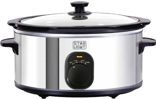 Slow cooker star-light scb-524ss, 4.5l, 240w, functie mentinere cald (inox)