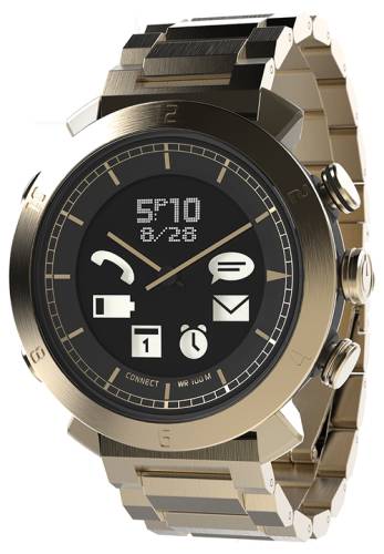 Smartwatch cogito classic metal pgd00038, bluetooth, rezistent la apa 100m, curea metalica (auriu)