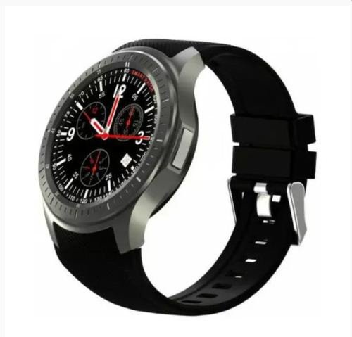 Smartwatch iuni dm368 plus, amoled 1.39inch, wi-fi, 4g, gps, bluetooth, monitorizare puls (negru)