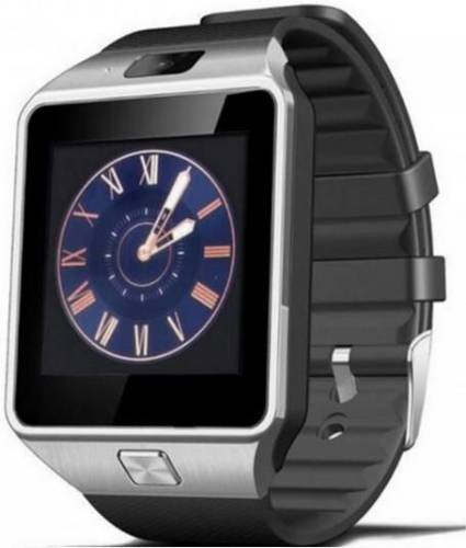 Smartwatch iuni s30 plus, capacitive touchscreen 1.54inch, procesor dual-core 1.2ghz, 128mb ram, bluetooth, bratara silicon, camera foto, functie telefon (negru/argintiu)