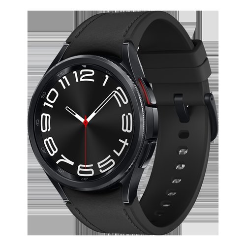 Smartwatch samsung watch 6 classic sm-r950, ecran amoled 1.31inch, 2gb ram, 16gb flash, bluetooth 5.3, carcasa otel, 43mm, waterproof 5atm (negru)