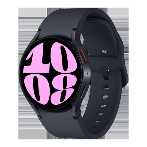 Smartwatch samsung watch 6 sm-r930, ecran amoled 1.31inch, 2gb ram, 16gb flash, bluetooth 5.3, carcasa aluminiu, 40mm, waterproof 5atm (negru)