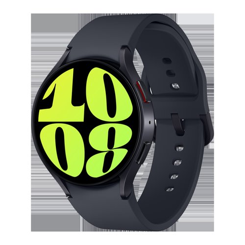 Smartwatch samsung watch 6 sm-r940, ecran amoled 1.47inch, 2gb ram, 16gb flash, bluetooth 5.3, carcasa aluminiu, 44mm, waterproof 5atm (negru)