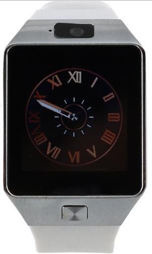 Smartwatch star rush, capacitive touchscreen 1.57inch, bluetooth, 2g (argintiu/alb)