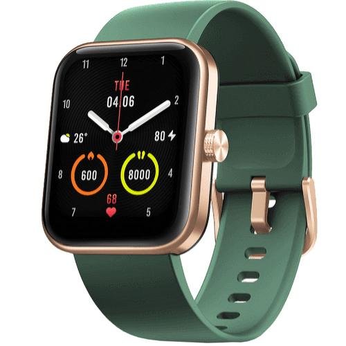 Smartwatch xiaomi maimo, display 1.69 inch tft-lcd, bluetooth, bratara silicon, rezistent la apa, andorid/ios (verde)