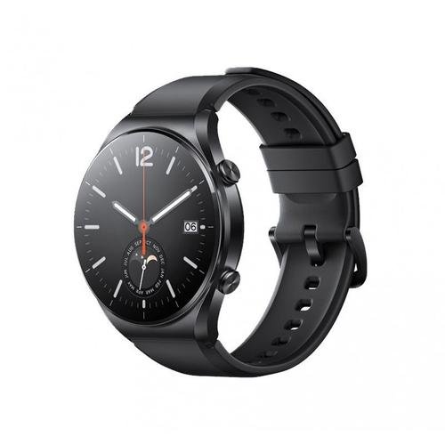 Smartwatch xiaomi watch s1 gl, gps, ecran 1.43inch amoled, waterproof 5 atm, bratara silicon (negru)