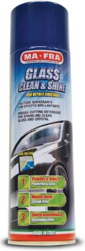 Spray spuma activa pentru curatat geamuri ma-fra glass clean & shine h0298, 500 ml