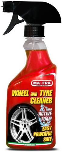 Spuma activa pentru jante si anvelope ma-fra wheel & tyre cleaner h0525, pulverizator, 500 ml